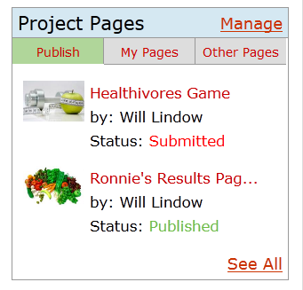 Project Pages